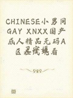 CHINESE小男同GAY XNXX国产成人精品无码A区在线观看